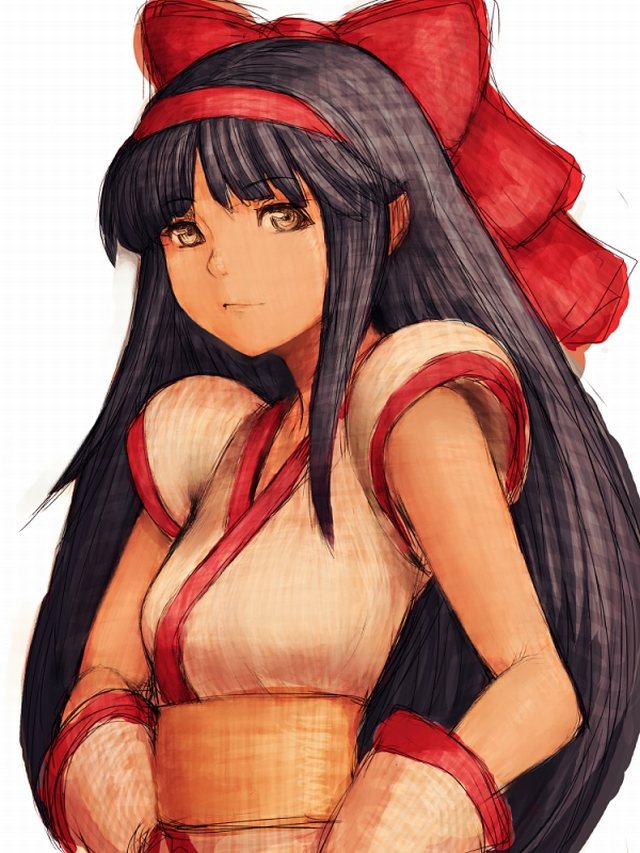 аниме картинка аниме девушка nakoruru из samurai spirits