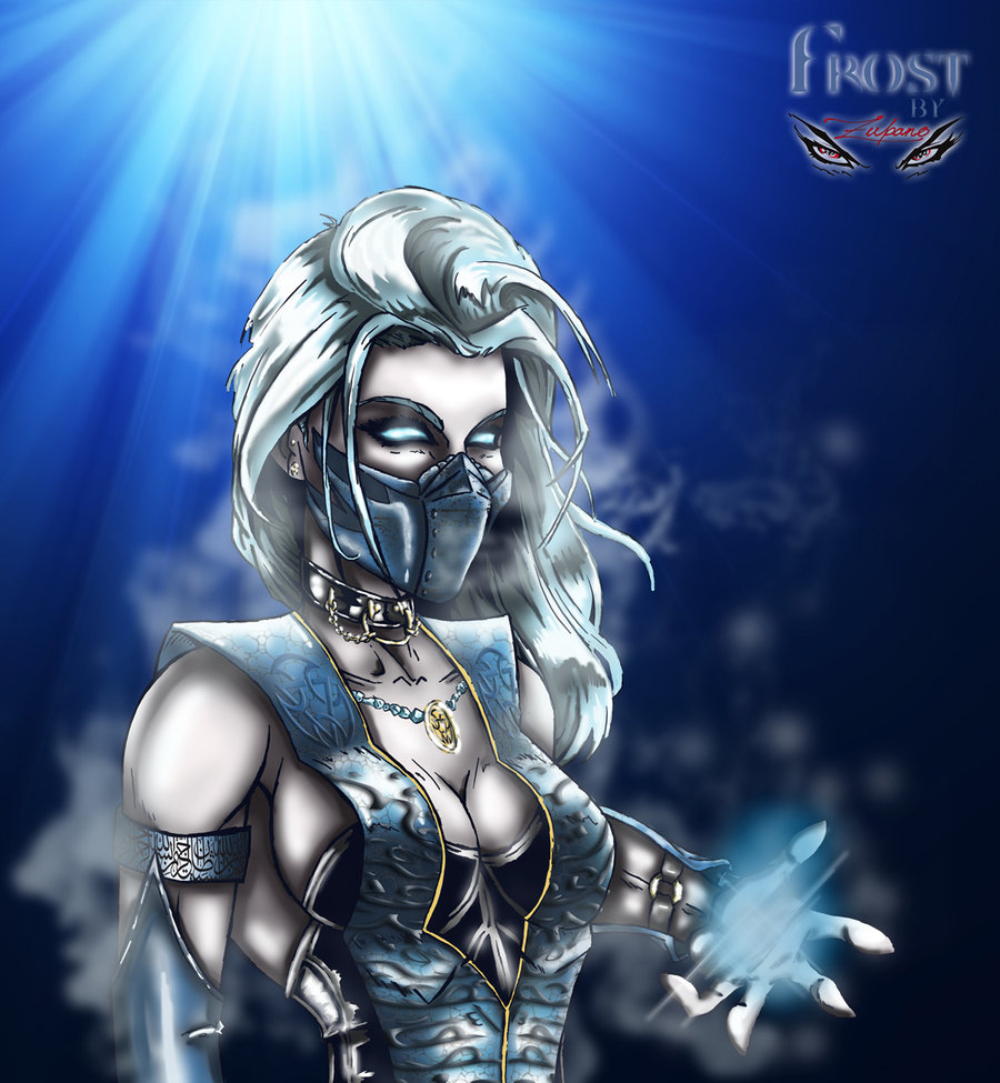 аниме картинка Frost из игры Mortal_Kombat художник Zupano